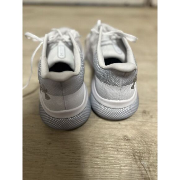 Under Armour Women's Shoes UA Hovr Turbulence White Gray Size 11 - Picture 8 of 11